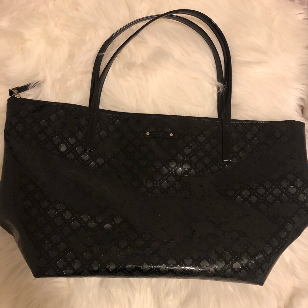 Kate Spade Patent Leather Zip Tote
